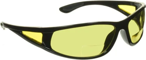 Vista 10 de proSPORT Bifocal Lector de Gafas de Sol Noche Yelow Bloqueador de Luz Azul Deporte Wrap Escudo Lateral