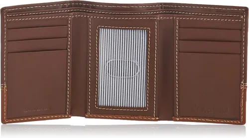 Vista 52 de Timberland Billetera triple de cuero para hombre con ventana de identificación
