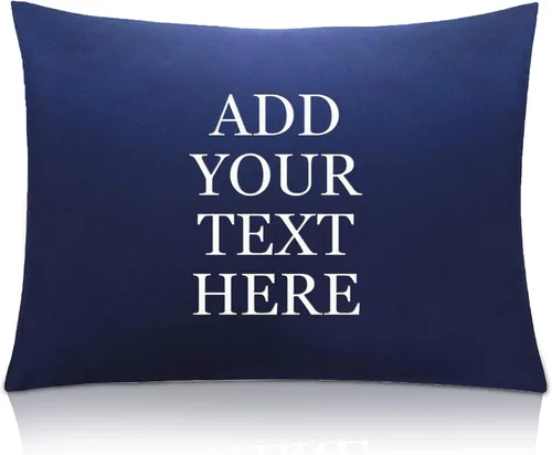 Vista 9 de Fundas de almohada personalizadas para niños pequeños de 13 x 18 pulgadas, funda de almohada de microfibra cepillada súper suave y acogedora