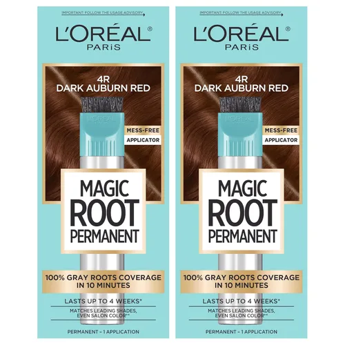 Vista 15 de L’Oréal Paris - Tinte permanente para el cabello Magic Root, kit de tinte de 10 minutos para rescatar las raíces con 100% de cobertura de canas, 2 2