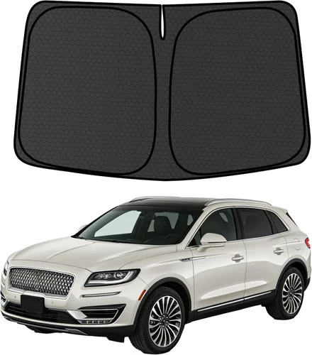 Vista 120 de X1 F48 Parasol plegable personalizado para parabrisas para 2016 2017 2018 2019 2020 2021 2022 X1 F48 Protector de sol para ventana delantera