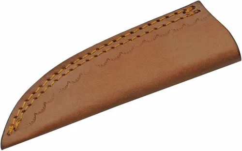 Vista 8 de SZCO Cuchillo de caza Full Tang de 8 pulgadas, cuchillo Bowie con hoja de acero inoxidable, mango de hueso/resina y funda de cuero, cuchillos