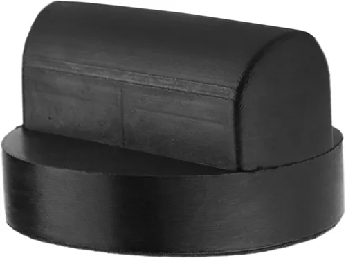 Acouto Almohadilla de goma para coche, marco ranurado, riel, suelo, adaptador de almohadilla de goma, soporte de barra de gato para gato de piso