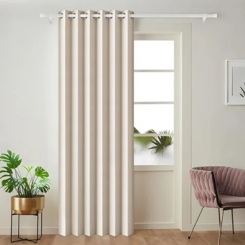 Vista 31 de Cortinas Verticales de Privacidad, Cortina Vertical de Pliegues Fruncidos con Memoria Entrenada Adecuada para Cobertura Abierta de 78 Pulgadas