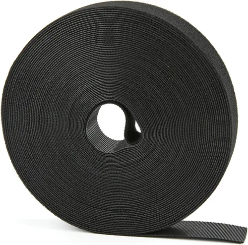 Vista 16 de Rollo de gancho y bucle de 100 pies x 1/2 pulgada, bridas de sujeción reutilizables, correas de cables multiusos para organizar el hogar, la oficina