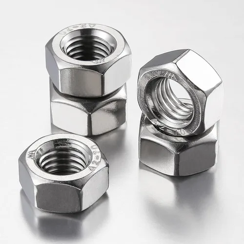 Vista 6 de Wensilon Tuercas hexagonales de acero inoxidable 304 1/4-20 (50 piezas)