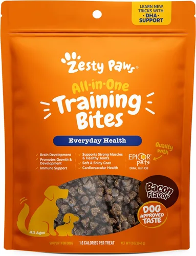Vista 13 de Zesty Paws Golosinas de Entrenamiento para Perros y Cachorros - Golosinas para Perros para Entrenamiento - Masticables Saludables para Perros
