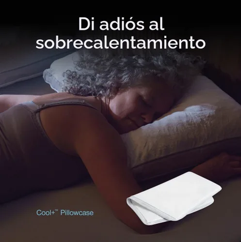 Vista 8 de Coop Cool+ Funda de almohada, tamaño Queen, funda de almohada refrescante para almohadas de espuma viscoelástica, ultra suave, resistente a