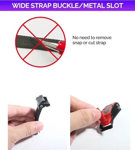 Vista 2 de RACOONA Hebilla de Botón para Casco, Hebilla de Liberación Rápida para Correa de Casco de Motocicleta, Accesorios para Automóvil Clip de Velocidad