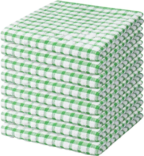 Nialnant 8 Piezas Trapos de Cocina para Platos, Toallas de Cocina 100% Algodón Suaves Absorbentes de Secado Rápido Paños para Lavar Platos, Trapos