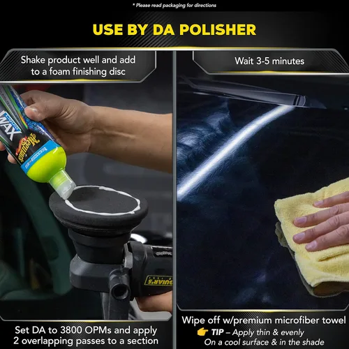 Vista 5 de Meguiar's Cera líquida de cerámica híbrida para auto, con tecnología híbrida SiO2 avanzada, botella de 16 fl oz