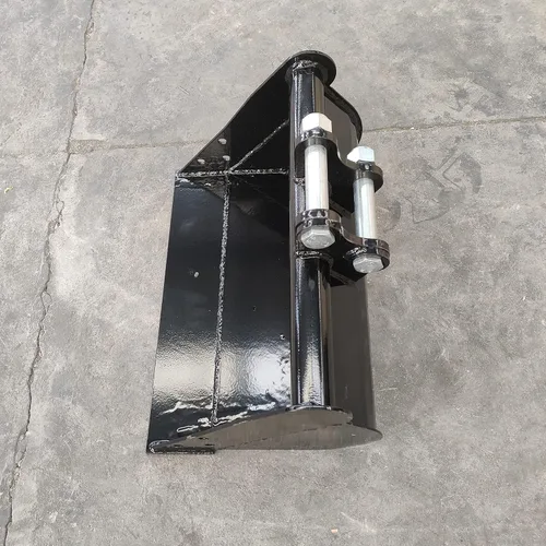 Vista 4 de TYPHON Adjuntos 19.685 in Plain Bucket Attachment para maquinaria Máquina Mini Excavadora Cubos de lodo para carga a granel, limpieza de zanjas