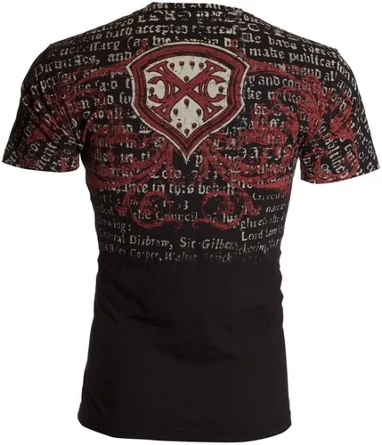 Vista 4 de Xtreme Couture by Affliction - Camiseta para hombre, color negro Lightning