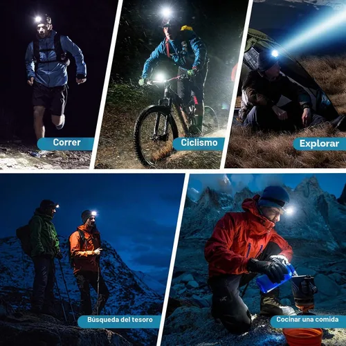 Vista 8 de Linterna frontal recargable SightLux Diadema de ángulo recto de 1500 lúmenes