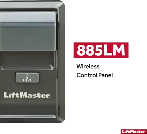 Vista 2 de Liftmaster 885LM multiuso, control inalámbrico inteligente para pared para seguridad del garage + 2.0