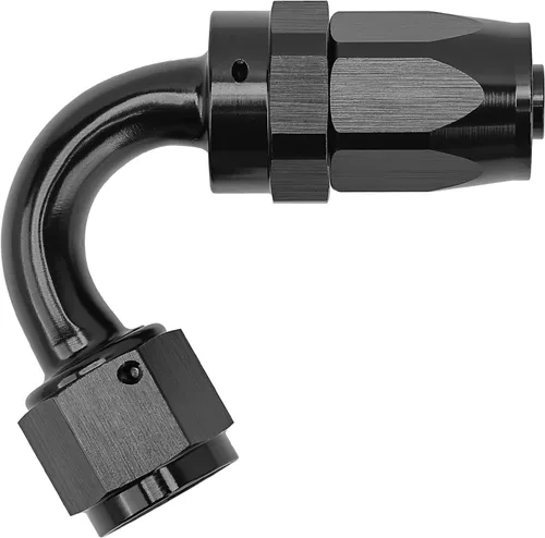 Vista 20 de EVIL ENERGY - Adaptador de manguera giratorio de 4AN de 45 grados para manguera trenzada CPE, color negro
