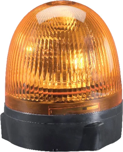 HELLA 009506201 KL Rotacompact - Luz de advertencia de baliza de montaje fijo, patrones giratorios, 12 V, ámbar