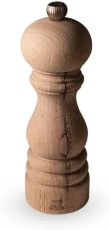 Vista 2 de Peugeot Paris Nature - Set de regalo de molinillos de sal y pimienta de 7 pulgadas, con cuchara de madera para especias