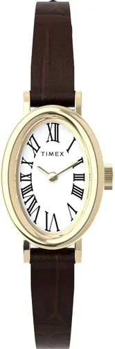 Vista 12 de Timex Cavatina - Reloj para mujer, esfera de nácar con caja dorada
