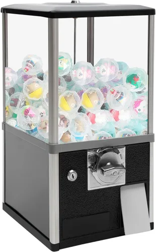 Vista 2 de Gachapon - Máquina expendedora de bolas hinchables PS de 21 pulgadas de altura, máquina expendedora comercial de chicle de caramelo con diseño