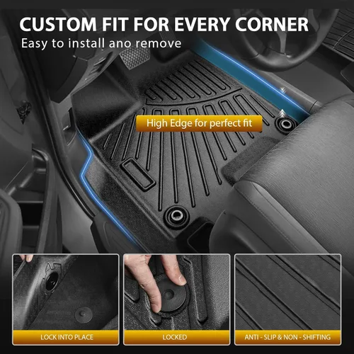 Vista 127 de Powerty Alfombrillas de carga para Jeep Grand Cherokee L 2021-2025 (solo reposabrazos central de 6 plazas sin segunda fila) para todo tipo de clima