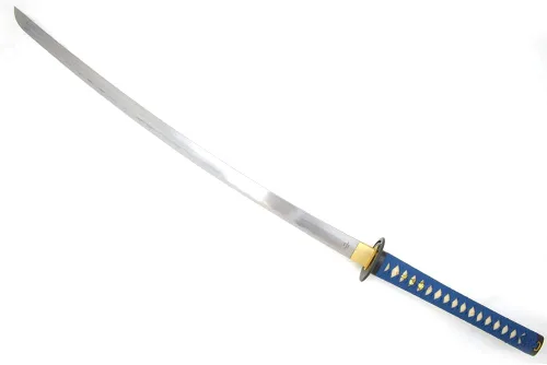 Vista 4 de Snake Eye Tactical Espada Katana clásica hecha a mano con soporte de madera. (986)