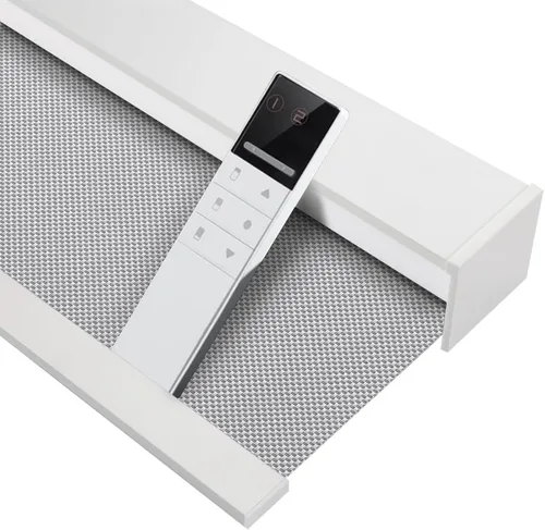 Zshine Persianas opacas motorizadas con ancho personalizado (23-95 pulgadas), persianas enrollables inalámbricas y recargables con control remoto