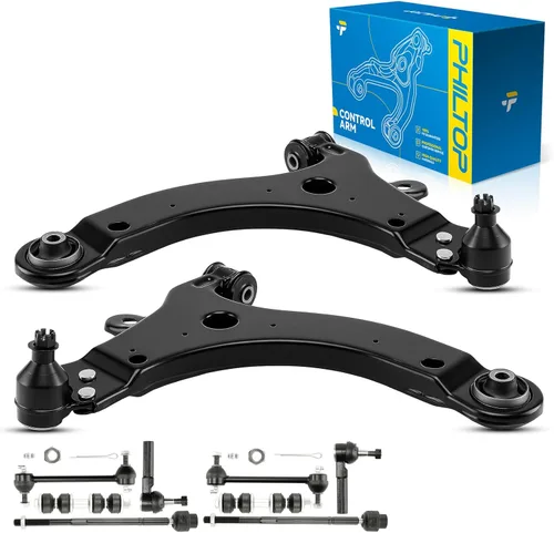 Vista 166 de PHILTOP Kit de suspensión delantera brazo de control inferior con rótula y barra estabilizadora, enlace final compatible con Chevrolet Captiva
