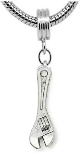 Sexy Sparkles Abalorio colgante para pulsera de cadena de serpiente, Aleación de metal de zinc