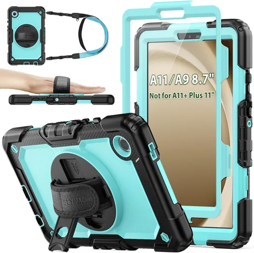 Vista 40 de SEYMAC stock Funda para Samsung Galaxy Tab A8 de 10.5 pulgadas, funda de protección contra caídas de cuerpo completo con protector de pantalla