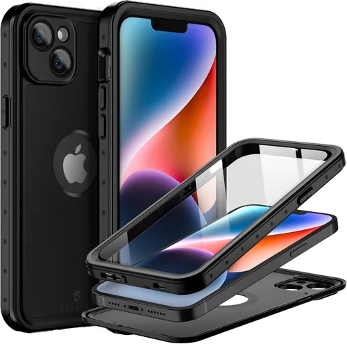 BEASTEK Funda impermeable para iPhone 14, a prueba de golpes, a prueba de polvo IP68 bajo el agua, serie NRE con protector de pantalla integrado,