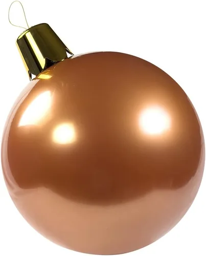Vista 67 de Adornos inflables de Navidad – Bolas de Navidad de gran tamaño de 8", 17", 27" para patio exterior, césped, árbol - Decoración navideña para Rosa