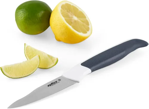 Vista 16 de Zyliss E920209 - Cuchillo para tallar cómodo, 7.3 in/7,25 pulgadas, acero inoxidable japonés, negro/blanco, cuchillo de cocina/cuchillo de carne