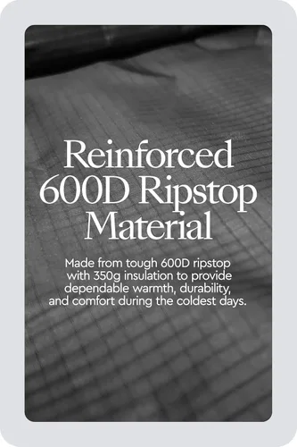 Vista 7 de HORZE Glasgow - Manta de invierno resistente al agua (relleno de 12.35 oz), perla ennegrecida, 72 pulgadas