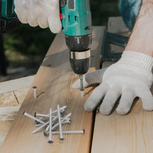 Vista 5 de QISHENG Black Head - 100 tornillos Phillips de acero inoxidable #4 x 1 (1 pulgada) para madera, acero inoxidable 18-8 A2 (304)