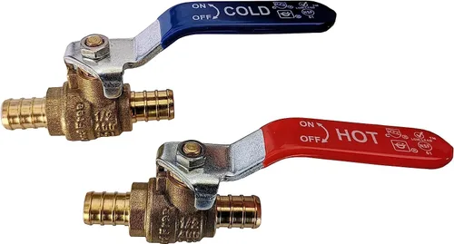 Vista 23 de XFITTING 2 piezas de válvula de bola Pex de 1 pulgada, 23-1-1 = 2X (2 paquetes)