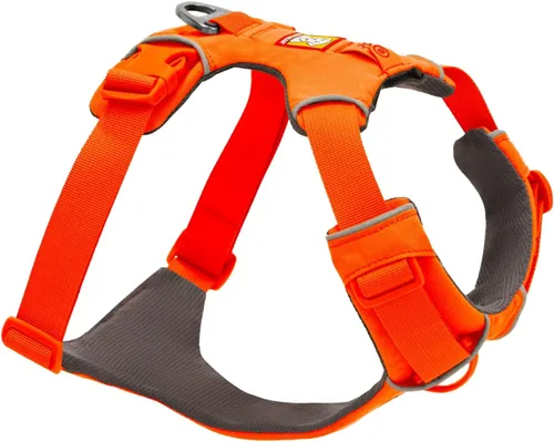 Vista 13 de Ruffwear, Front Range - Arnés reflectante para perro, suave y acolchado, de uso diario, con doble clip para correa, ajustable, ligero, para caminar