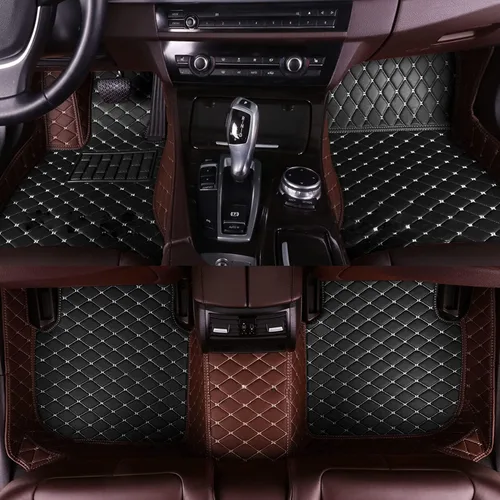 Vista 12 de Tapetes de piso de automóvil para sedán, SUV, Coupé, camión, deportivos, personalizables, para todo tipo de clima, cobertura completa, impermeable