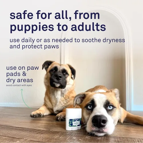 Vista 5 de Petpost Bálsamo para perros - Crema nutritiva que alivia la picazón y las patas secas del perro con ingredientes hidratantes - Aceite de coco