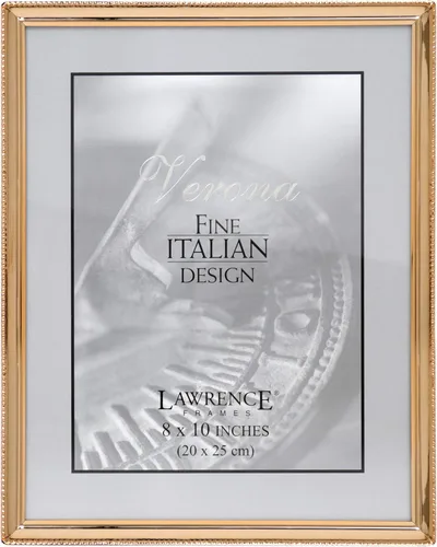 Vista 43 de Lawrence Frames - 11723 Marco de fotos clásico con cuentas, 2.5 x 3.5, dorado