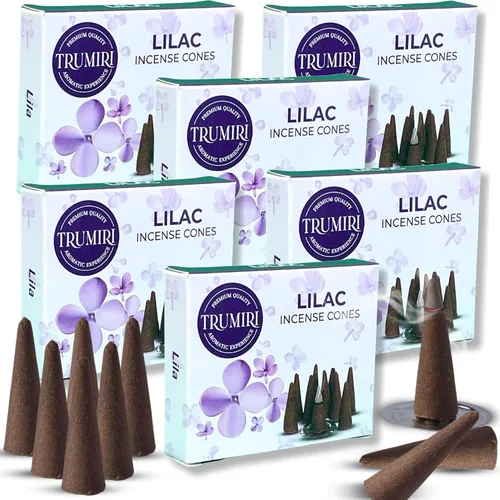 Vista 57 de TRUMIRI Incienso ámbar – Paquete de 20 conos (2 x 10) – Incienso de cono perfumado
