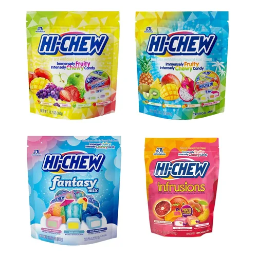 Vista 12 de HI-CHEW Mezcla Superfruit, 3.17 oz, 6 piezas, sin gluten, elaborada con sabores de frutas naturales y artificiales