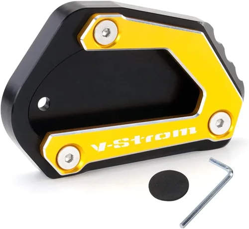 Vista 8 de Modeer Para V-Strom 650 650XT DL650 2004-2025 motocicleta CNC Extensión de aluminio para soporte lateral almohadilla placa de soporte vstrom 650 xt