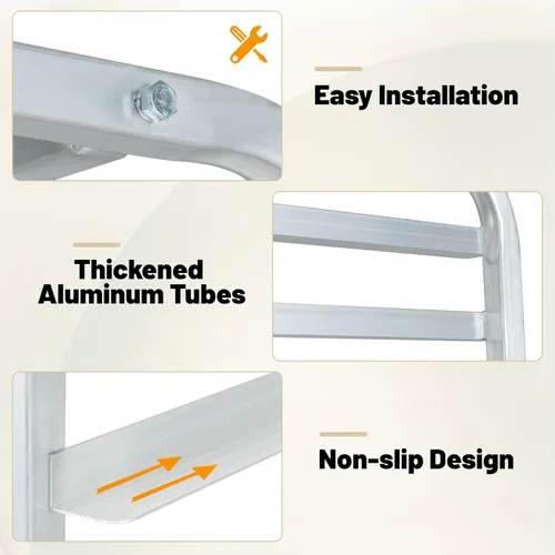 Vista 3 de S AFSTAR Estante para panecillos de 20 niveles con ruedas con bloqueo, estante de aluminio comercial para 40 bandejas de media y 20 hojas completas
