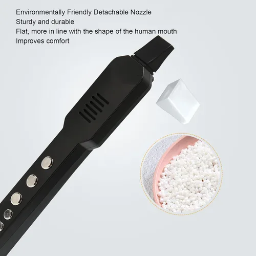 Vista 7 de Mini instrumento de saxofón, instrumento de viento digital con función MIDI, instrumento de viento electrónico de 10 tonos, 12 acompañamientos