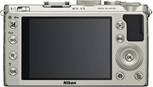 Vista 2 de Nikon COOLPIX A - Cámara digital de 16 megapíxeles, color plateado