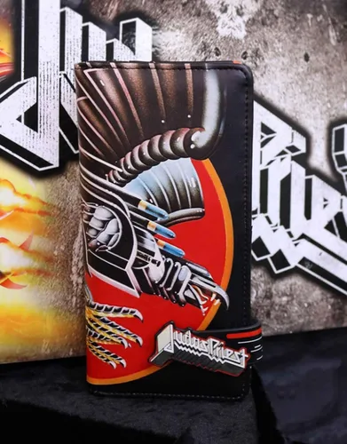 Vista 5 de Judas Priest Purse Screaming For Vengeance Band Logo Official Black Size One