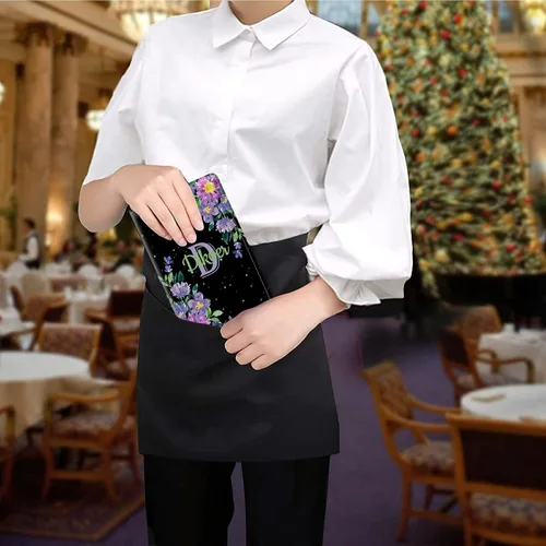 Vista 5 de Diseña Tus Propios Libros de Servicio con Nombre e Iniciales para Camareras, Dikoer Libro de Servicio de Camarero Personalizado con Nombre