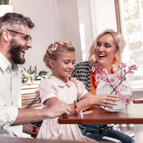 Vista 6 de Mifoci 3 peceras de plástico transparente para peces, pequeñas peceras de plástico inastillables, acuario de plástico redondo transparente
