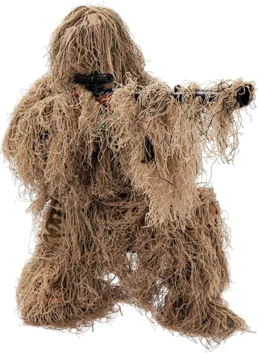 Vista 6 de Ghillie Suit for Men, 5 in 1 3D Camouflage Hunting Suits Camo Hunting Clothes for Adults